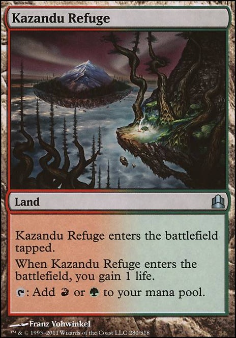 Featured card: Kazandu Refuge