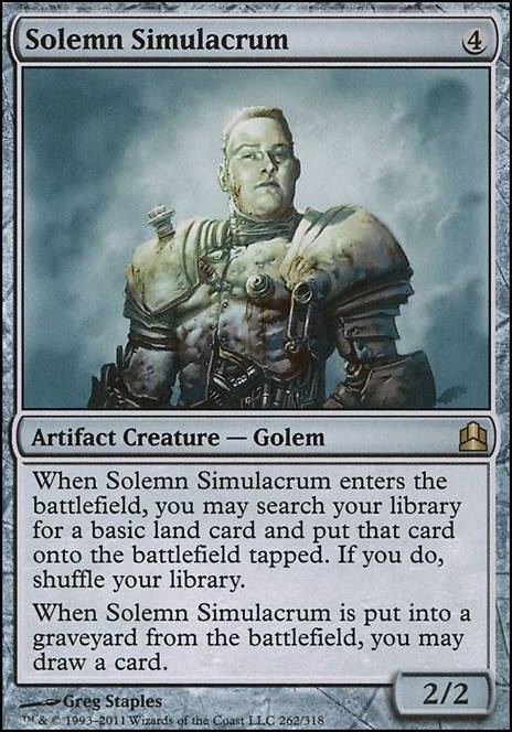 Featured card: Solemn Simulacrum