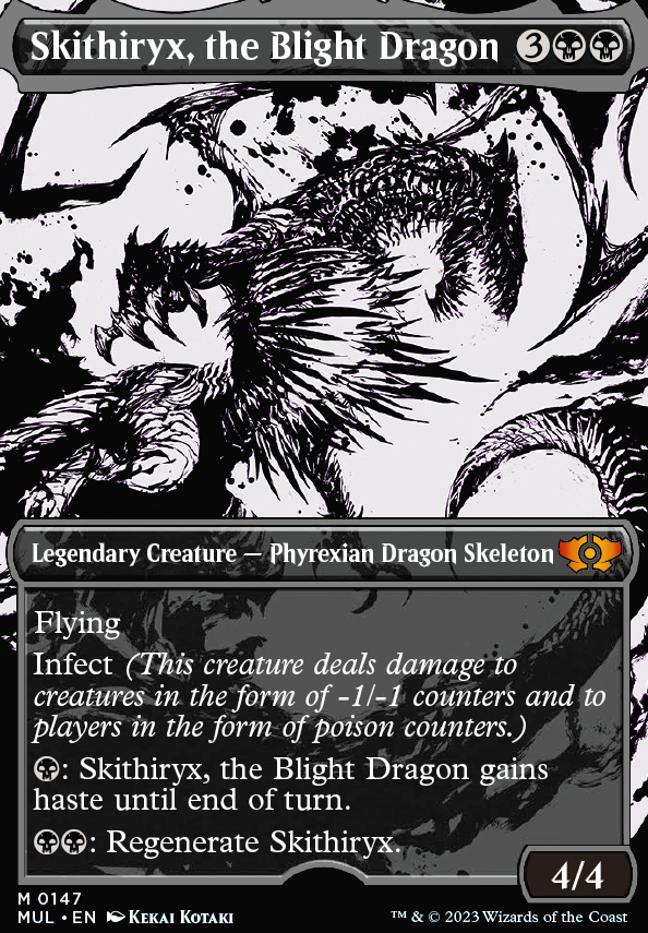 Skithiryx, the Blight Dragon feature for Blue Black Mishmash