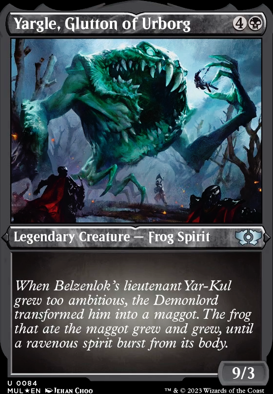 Featured card: Yargle, Glutton of Urborg