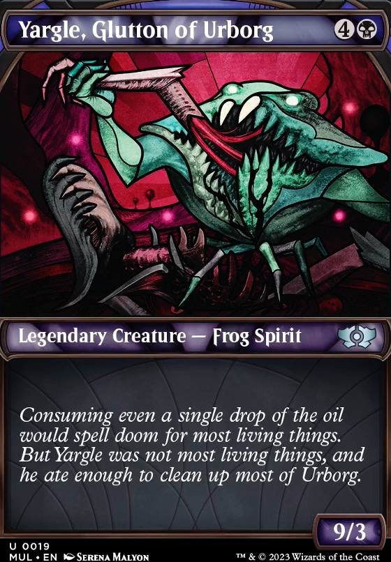 Featured card: Yargle, Glutton of Urborg