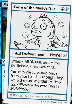 Form of the Mulldrifter (Playtest) feature for drifter tribal