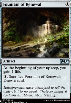 Fountain of Renewal feature for EDH Angels
