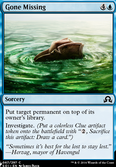 Featured card: Gone Missing