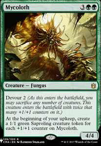 Mycoloth feature for Golgari Saprolings Budget Competitive