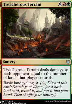 Treacherous Terrain (MYS1 MTG Card)