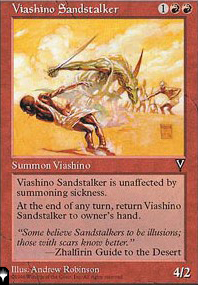 Featured card: Viashino Sandstalker
