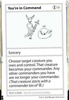 Featured card: You're in Command
