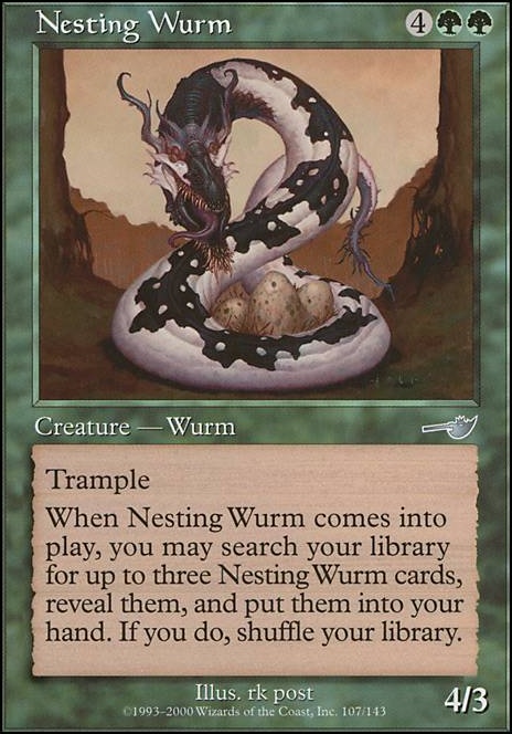 Nesting Wurm