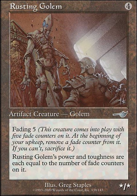 Rusting Golem feature for Good Old Living Everlasting Metal Statues