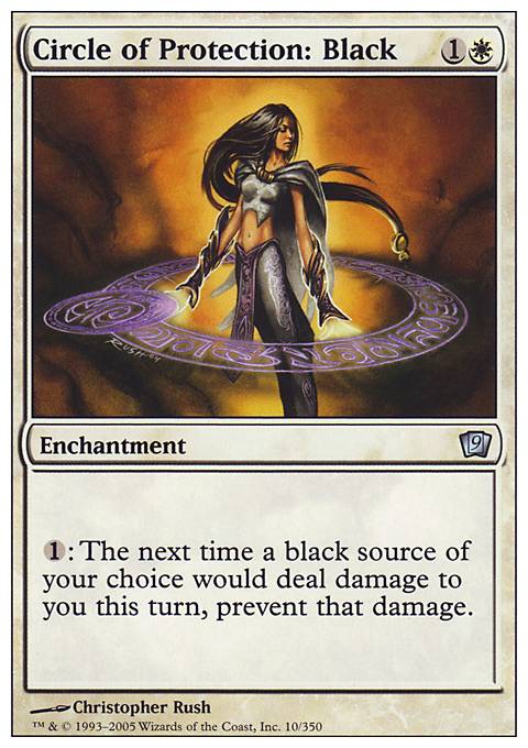 Featured card: Circle of Protection: Black