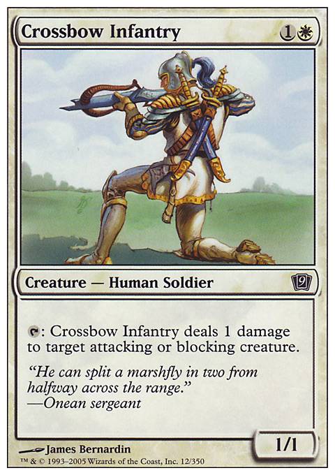 Crossbow Infantry feature for Every Crossbow Card