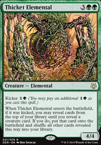 Featured card: Thicket Elemental