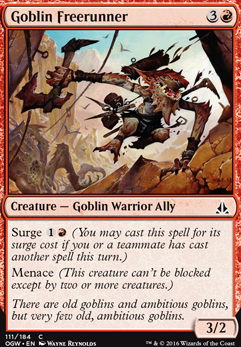Featured card: Goblin Freerunner