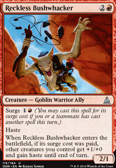 Featured card: Reckless Bushwhacker