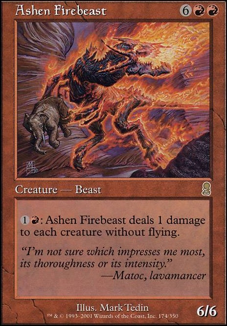 Ashen Firebeast feature for All the (en)rage