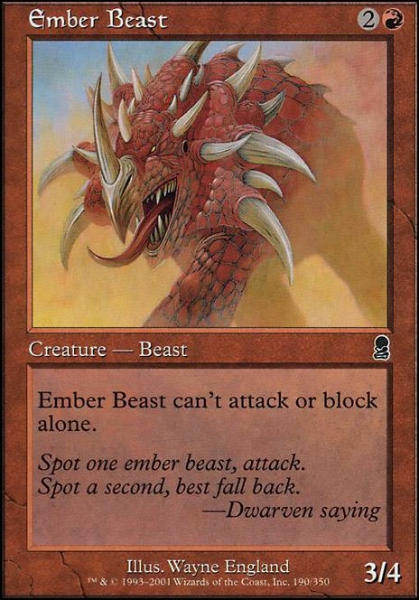 Featured card: Ember Beast