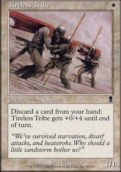 Tireless Tribe feature for Tired of losing? Tribe harder (PAUPER Tribe Combo)