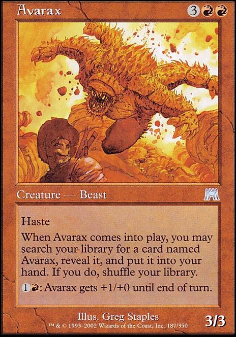 Featured card: Avarax