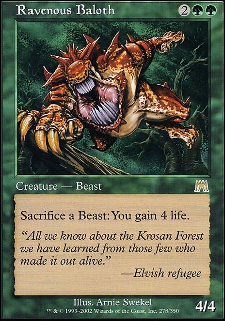 Featured card: Ravenous Baloth