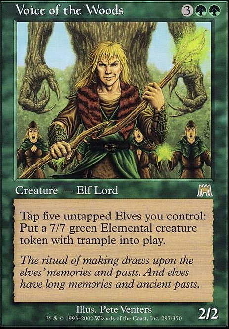Featured card: Voice of the Woods
