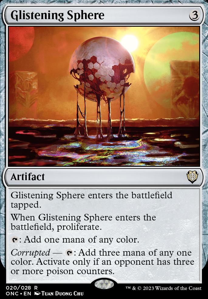 Glistening Sphere feature for Carth the Lion - Golgari / Superfriends