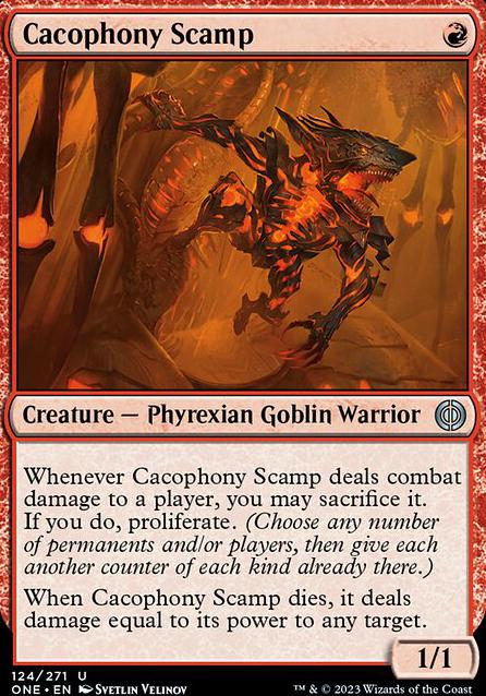 Cacophony Scamp feature for Red Deck Does Things