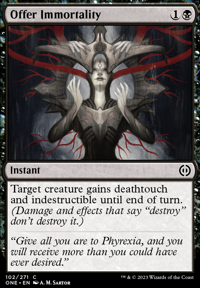 Offer Immortality feature for Atraxa Planeswalkers