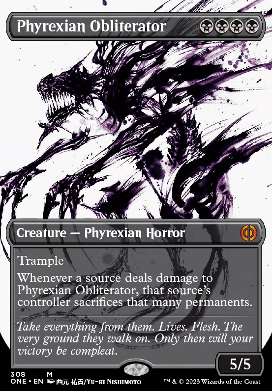 Featured card: Phyrexian Obliterator