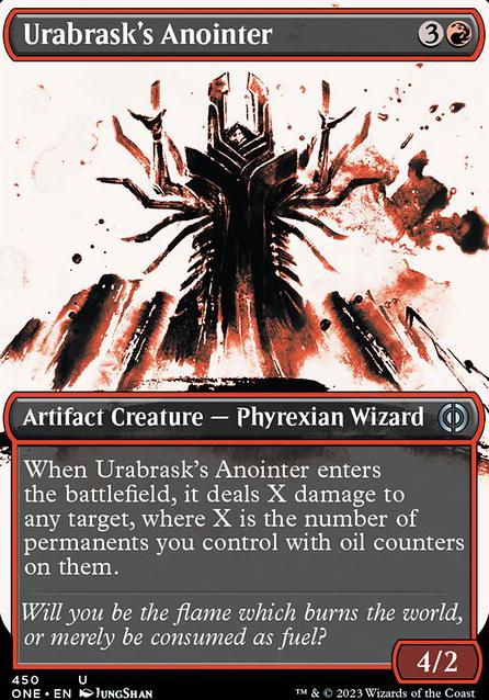Urabrask's Anointer feature for Oil Spill (A Bob’s Burgers Reference)