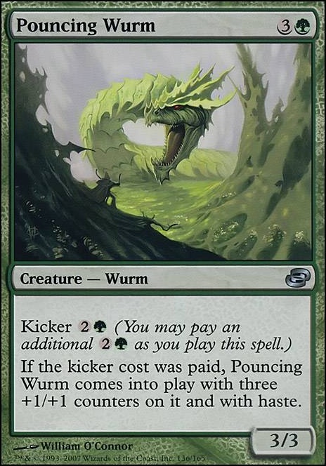 Featured card: Pouncing Wurm