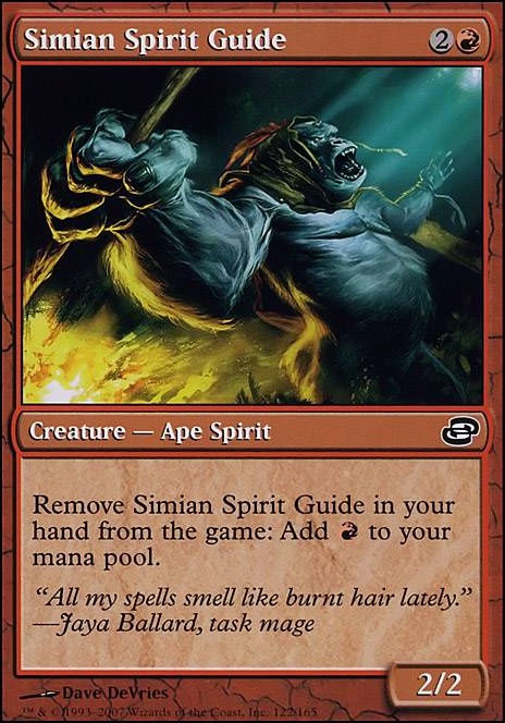 Simian Spirit Guide feature for Pauper Scary Kobolds/16 Pump