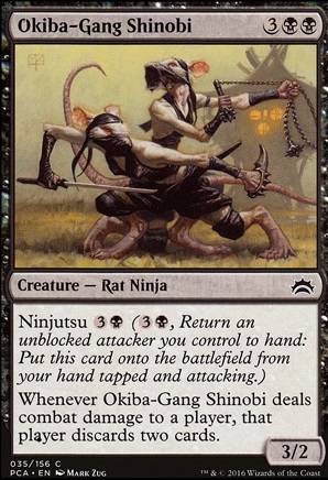 Rat ninjas!!! (Modern MTG Deck)