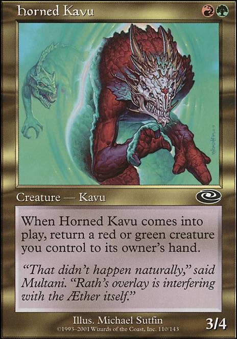 Featured card: Horned Kavu