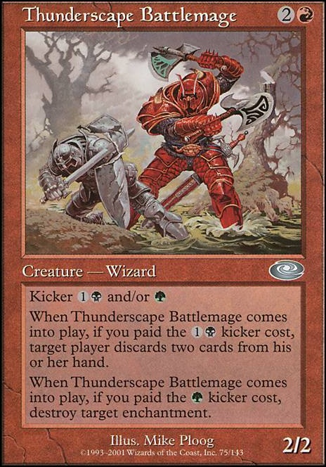 Thunderscape Battlemage feature for Jund Space Marine - Thunderscape Battlemage PDH