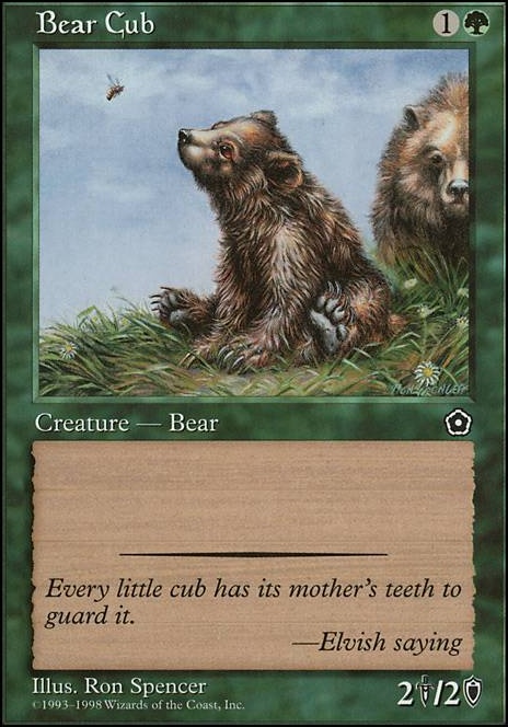 Bear Cub feature for List of Bear Cards