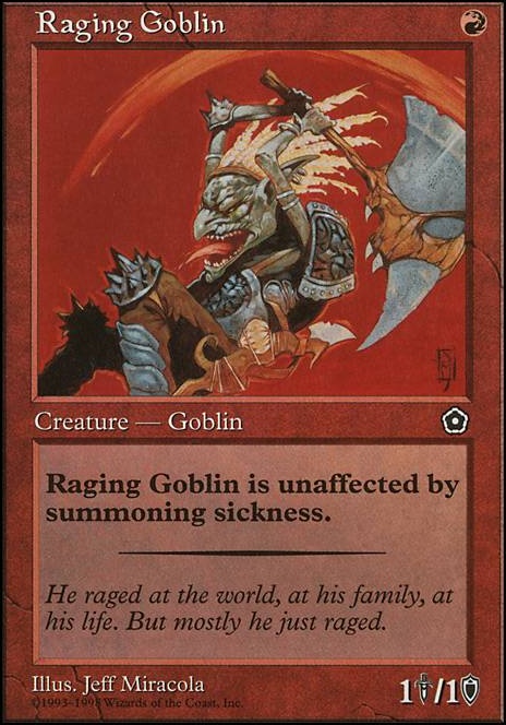 Featured card: Raging Goblin