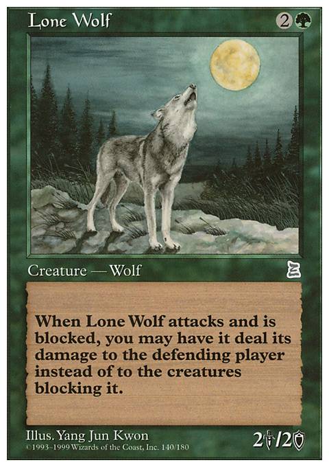 Lone Wolf feature for Tolsimir, Friend of Wolves - Selesnya Wolf Tribal