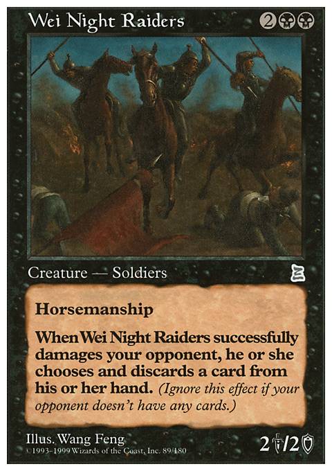 Wei Night Raiders feature for Cao Cao, Lord of Discard