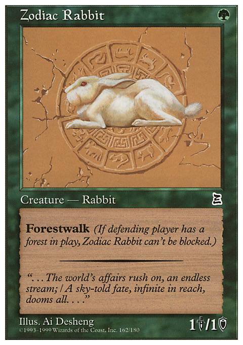 Featured card: Zodiac Rabbit