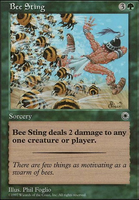 Featured card: Bee Sting