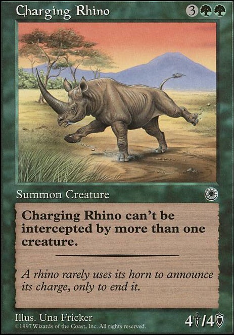 Featured card: Charging Rhino