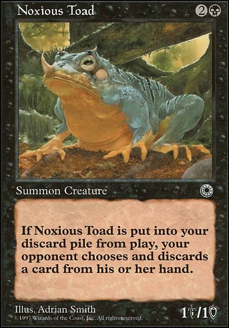 Noxious Toad