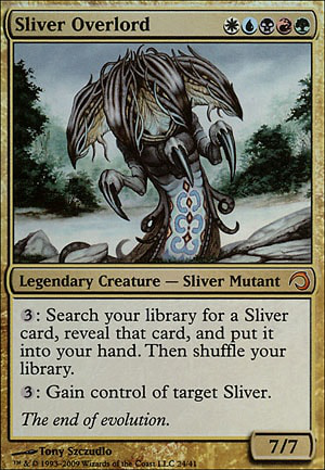 Sliver Overlord feature for 5-C Sliver Deck (Slivers: Resistance is Futile)