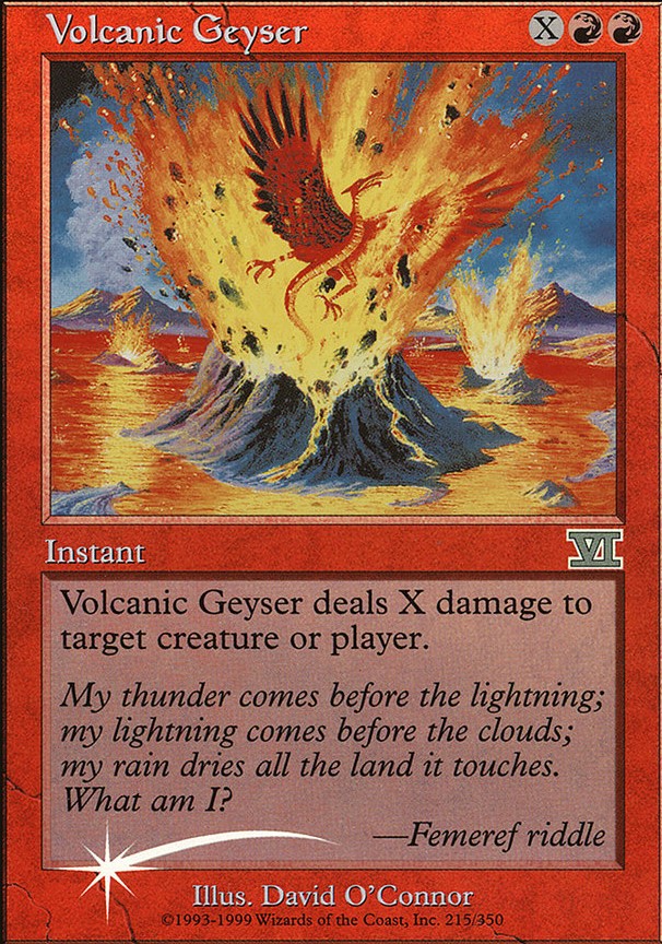 Featured card: Volcanic Geyser