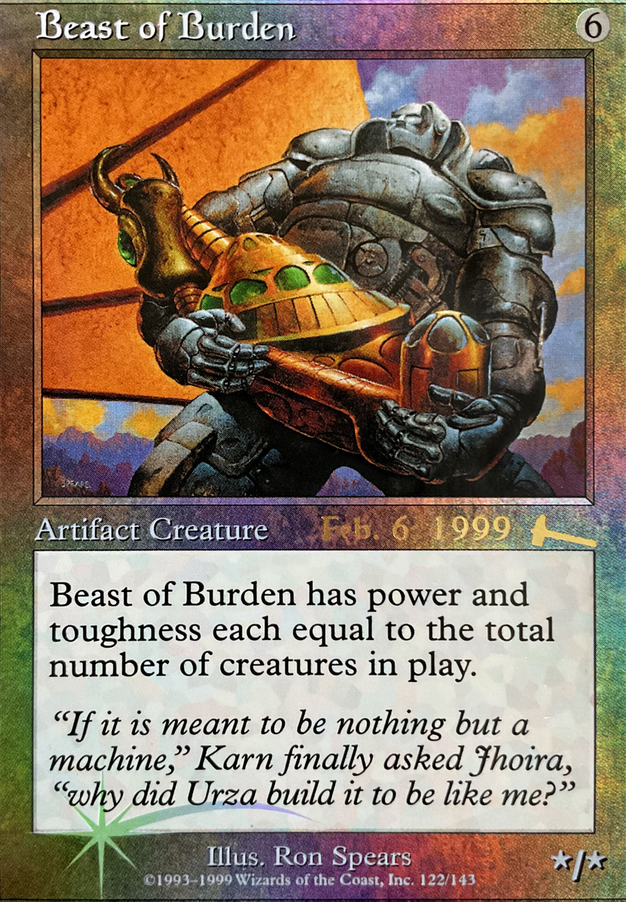 Beast of Burden feature for karn, the silver golem