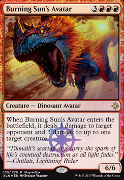 Featured card: Burning Sun's Avatar