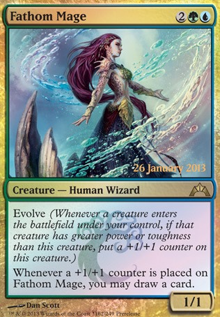 Fathom Mage feature for Combo creatures with counters