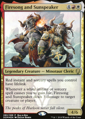 Featured card: Firesong and Sunspeaker