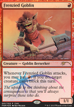 Featured card: Frenzied Goblin